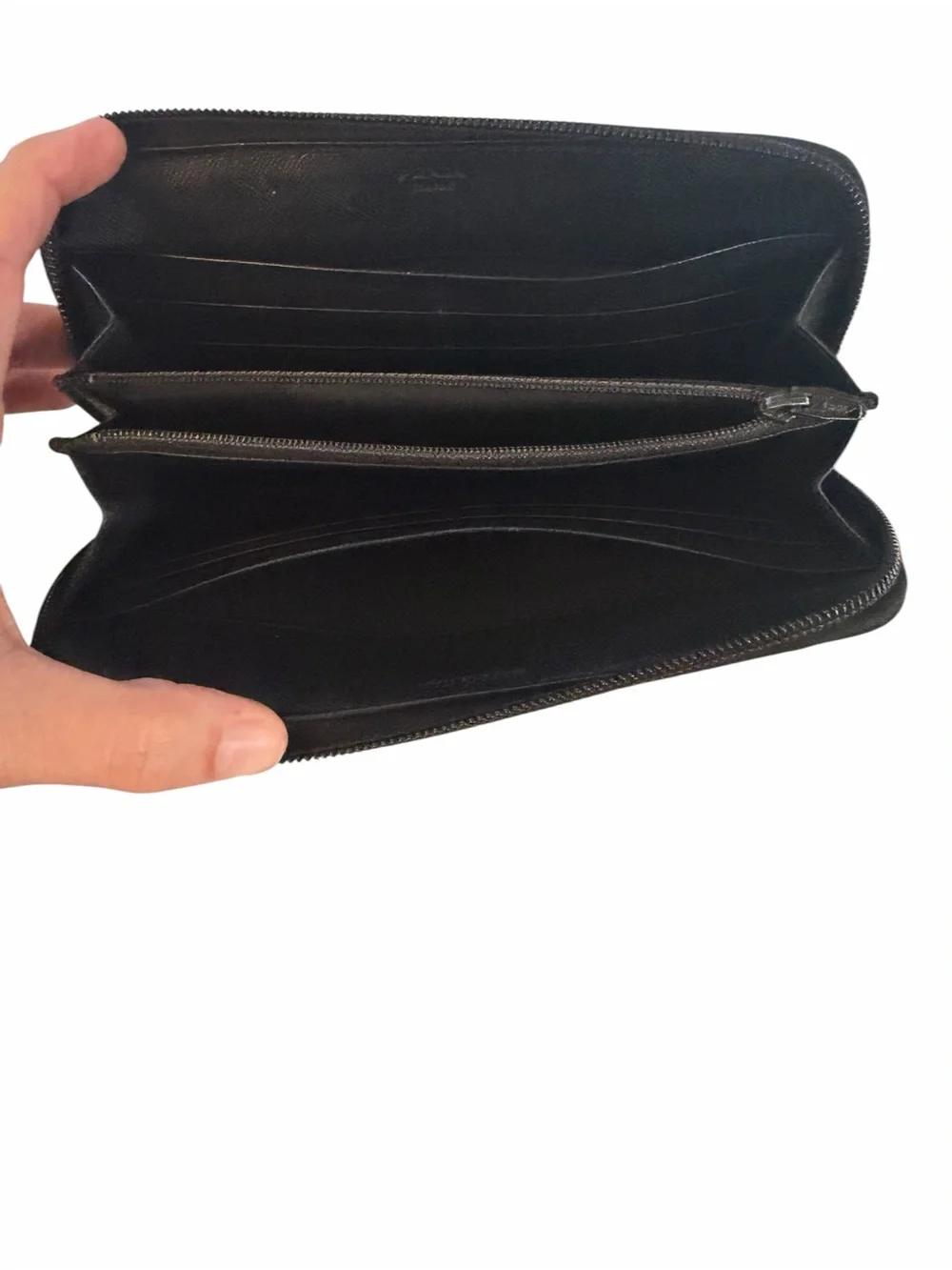 Prada Black Nylon Zip Wallet